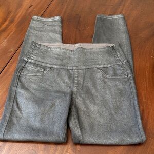 SPANX Silver Metallic Women's Jeggings